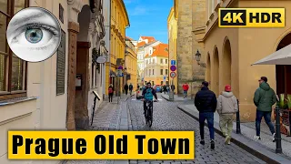 Prague Old Town Walking Tour 🇨🇿 Czech Republic 4k HDR ASMR