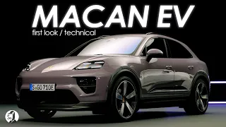 Porsche Macan EV First Look | Engineering and Technical