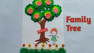 How to make family tree | 3D family tree project | Family tree | family tree tlm