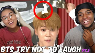 BTS TRY NOT TO LAUGH CHALLENGE #2  | |  WHO IS THROWING IT BACK LIKE THAT??? 😂