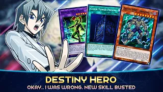 THIS GX ERA DECK IS TOP TIER?! Destiny Hero w/ Clock of Destiny Skill | Yu-Gi-Oh! Duel Links #Ad
