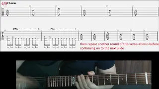 Iron Maiden 22 Acacia Avenue rhythm guitar lesson