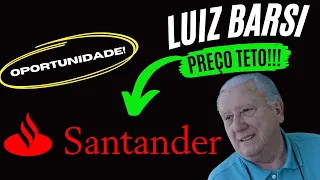 SANB11 | PREÇO TETO BANCO SANTANDER - CRITÉRIO DO LUIZ BARSI #sanb11 #sanb4 #sanb3 #barsi