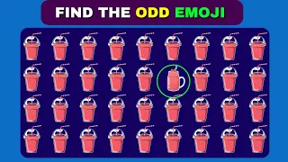Find the ODD One Out | Emoji Challenge | Easy, Medium, Hard, Very Hard Level | Emoji Quiz