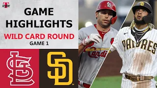 St. Louis Cardinals vs. San Diego Padres Game 1 Highlights | Wild Card Round (2020)