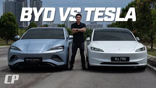 BYD Seal Performance vs Tesla Model 3 AWD 2024 in Malaysia /// 各有千秋，還是遙遙領先 ?