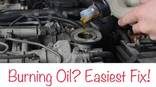 Is Your Car Burning Oil? Here is the $10 Fix!!!!