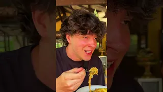 Tom Tries Mie Goreng For The First Time! 🇮🇩 #indonesia