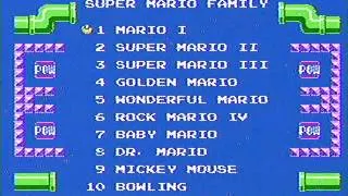 Super Mario Family 10-in-1 Menu