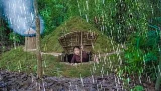 Back to My Old Shelter, Upgrading a Waterproof Underground Shelter for a Week Stay in the Rain