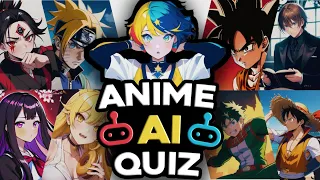 🤖ANIME AI QUIZ 🤖Easy - Hard 🦾 Guess the Anime from AI Generated Image