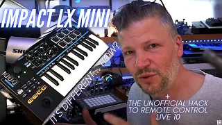 Nektar Impact LX mini review + unofficial way to integrated it to Live suite 10