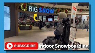 Indoor snowboarding at big snow American dream mall