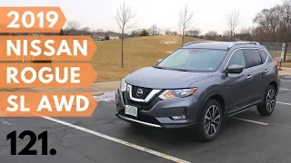 2019 Nissan Rogue SL AWD with ProPilot Assist // review and test drive // 100 rental cars