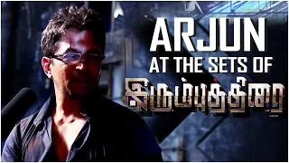 Arjun at the sets of IrumbuThirai | Vishal, Arjun, Samantha | Yuvan Shankar Raja | P.S. Mithran