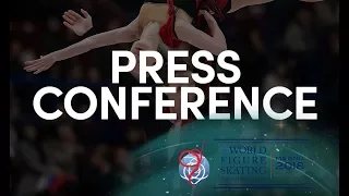 Pairs Short Program Press Conference - Milano 2018