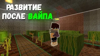 Развитие после вайпа на анархия FrizMine ❤️‍🔥🎮