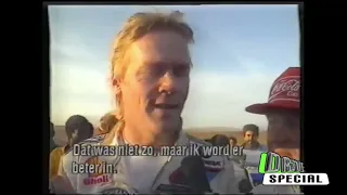 Dakar Rally 1988: TROS SPORT interview Ari Vatanen