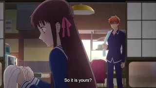 Fruits Basket | Kyo brings back Tohru her lost scarf