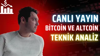 BİTCOİN GÜNCEL ANALİZ !! - CANLI YAYIN - #bitcoin #altcoin #borsa