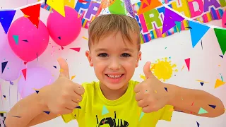 Wszystkiego najlepszego Niki! Przyjęcie urodzinowe dla dzieci z Vladem, Dianą i Romą