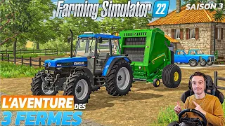 J'AI TROUVÉ LA PRESSE QU'IL NOUS FAUT ! Aventure des 3 Fermes S3 ! Farming Simulator 22 !