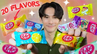 I Tried 20 Different KitKat Flavours From Japan