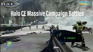 Halo CE Massive Campaign Battles - ASSAULT ON THE CONTROL ROOM