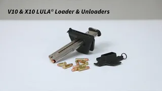 X10-LULA® & V10-LULA® loaders .22LR for narrow single-stack mags with projecting side button - XV80B