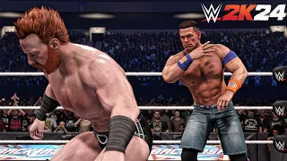 WWE 2K24 - John Cena vs Sheamus