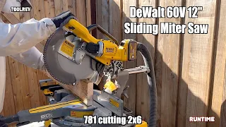 DeWalt DCS781 60V 12" Sliding Double Bevel Miter Saw Review 🤦🏻👍