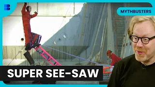 Skydiver vs. Seesaw - Mythbusters - S05 EP19 - Science Documentary