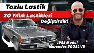 TOZLU LASTİK | 11 Yıl Yatan 1985 Model Mercedes 500SL'nin Altını İnceledik