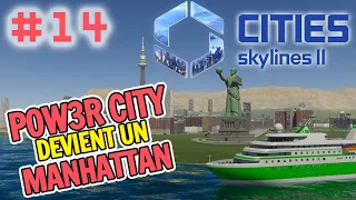 Cities Skylines II #14 Кампус колледжа и Статуя Свободы в POW3R CITY!