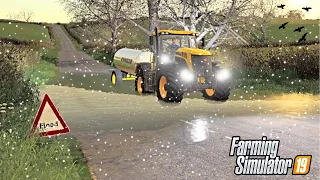 WINTER ARRIVES ON THE FARM | Sandy Bay Farming Simulator 19 - Episode 25