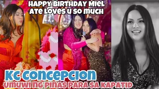 KC CONCEPCION UMUWI PARA SA DEBUT NG KANYANG KAPATID NA SI MIEL AT JUDY ANN AT RYAN PRESENT SA BDAY