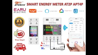 วิธีการใช้งาน Tuya Smart Energy Meter AT2P และ AT4P WIFI