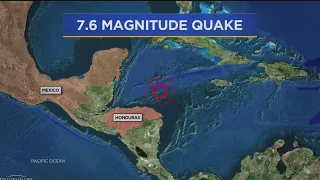 USGS: Magnitude 7.6 Earthquake Strikes Off Central America