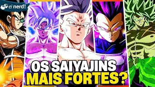 8 STRONGEST AND 6 WEAKEST SAIYANS IN DRAGON BALL