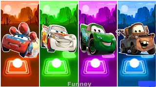 McQueen Monster Car 🆚 Monster Mater Car 🆚 McQueen Green Car 🆚 McQueen Car 🎶- Who is Best?