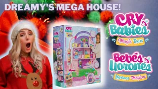 UNBOXING 🏠 DREAMY'S MEGA HOUSE 🏠 CRY BABIES 💧 MAGIC TEARS ❤️ CHRISTMAS GIFTS #CryBabies #magictears