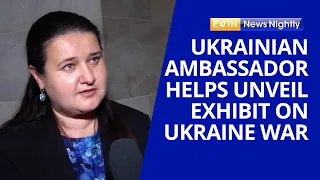 Ukrainian Ambassador Helps Unveil Photo Exhibit Detailing Ukraine War | EWTN News Nightly