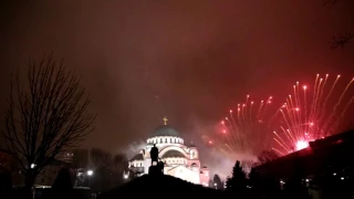 Vatromet-Hram Svetog Save-Srpska Nova godina 2017