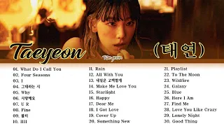 『광고없음』 2021 태연 노래모음ㅣBest Songs of TAEYEONㅣPlaylist