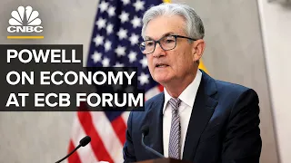 Fed Chairman Jerome Powell talks about economy and interest rates at ECB forum — 6/29/22