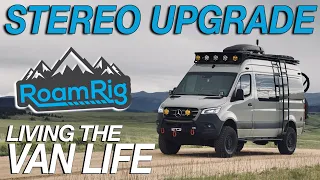 How to fix Mercedes Sprinter stereo system - RoamRig Beatbox Stereo Upgrade - Living The Van Life