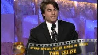 Tom Cruise Wins Best Actor in a Motion Picture Musical or Comedy - Golden Globes 1997