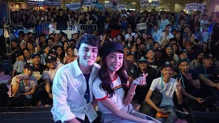 Maymay Entrata and Edward Barber at TikTok Meet & Greet in Robinsons Place Manila