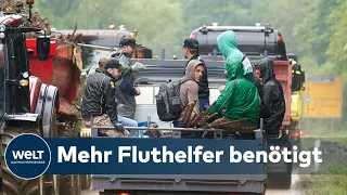 FLUTHELFER: Händeringend Helfer gebraucht - Opfer der Flutkatastrophe sehr dankbar