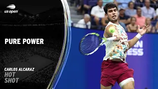 Carlos Alcaraz's Thunderous Forehands! | 2023 US Open